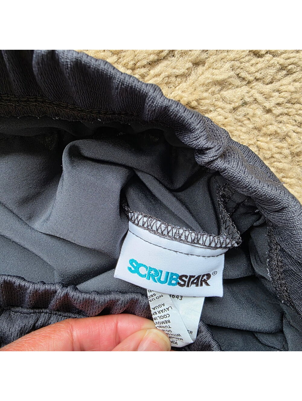 Scrubstar Women’s X Large Gray Drawstring Cargo Scrub Pants - Picture 2 of 5